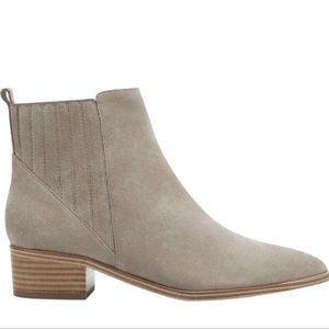Marc Fisher Yolli Light Natural Suede Boot 7